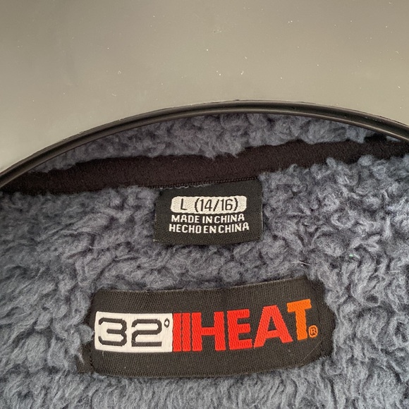 32llHeat blue cozy jacket - size L 14/16 - Picture 3 of 5